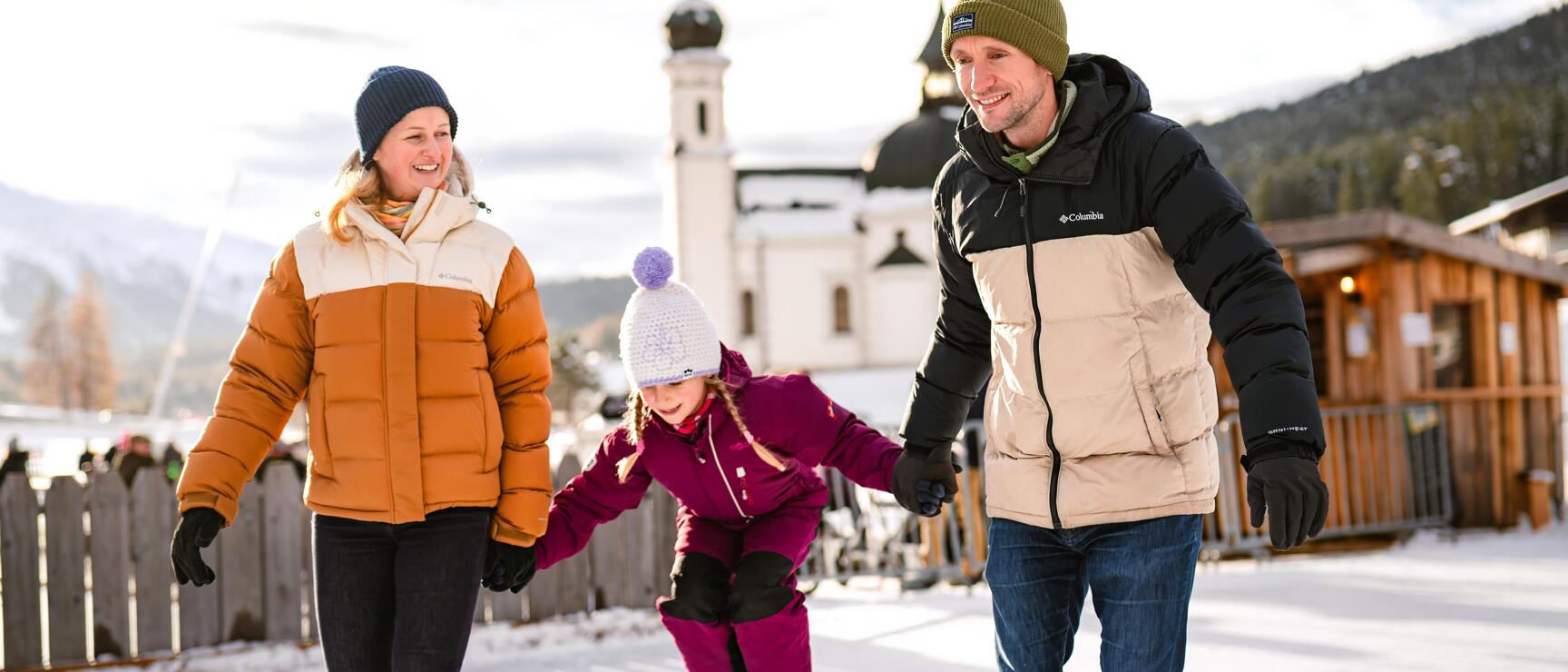 Familien-Winterurlaub in der Region Seefeld - Eislaufen in Seefeld