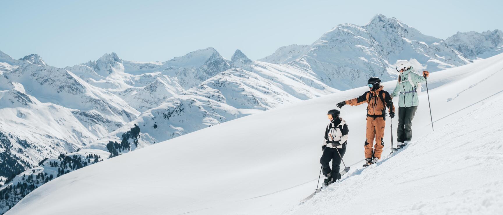Glücksmomente beim Skifahren in St. Anton am Arlberg