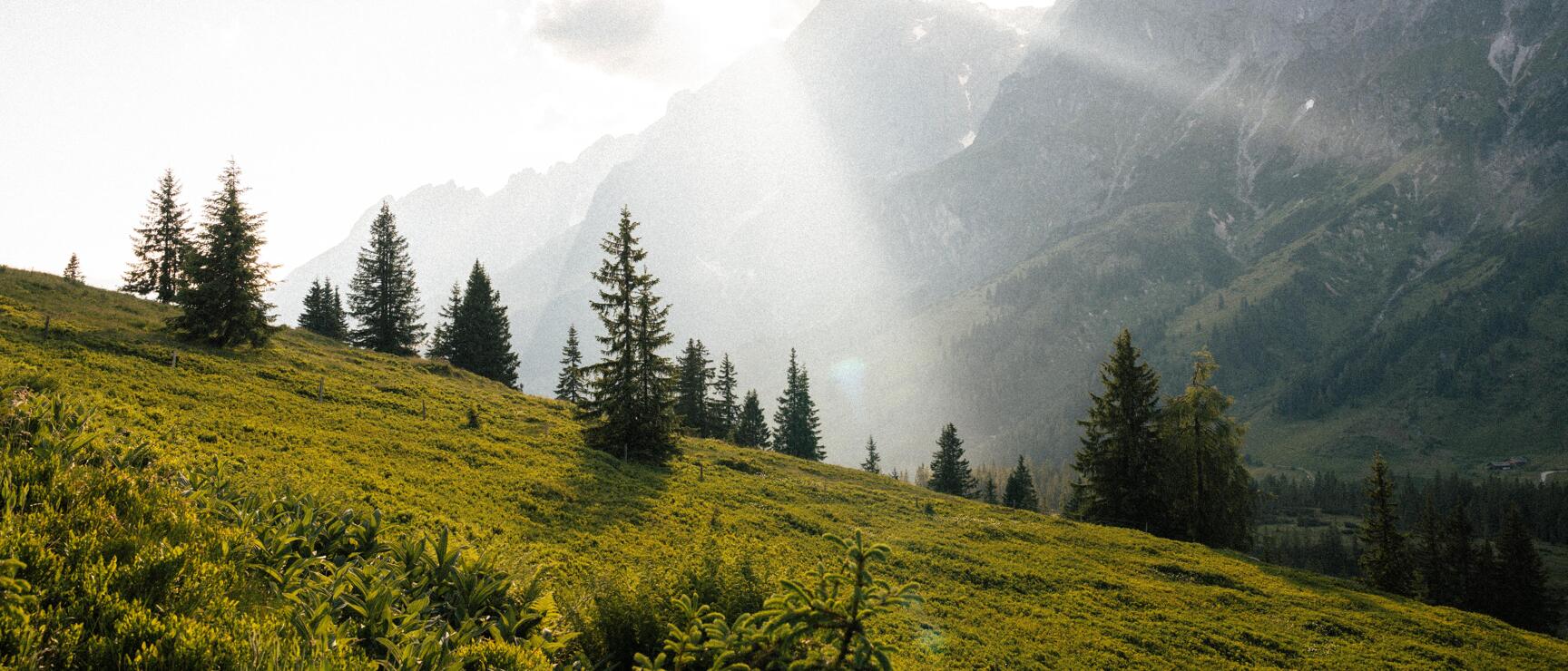Sonnenuntergang in Hochkönig