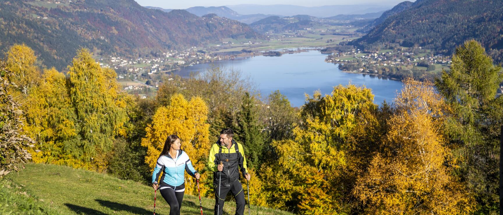 Wandern im Herbst - Ossiacher See