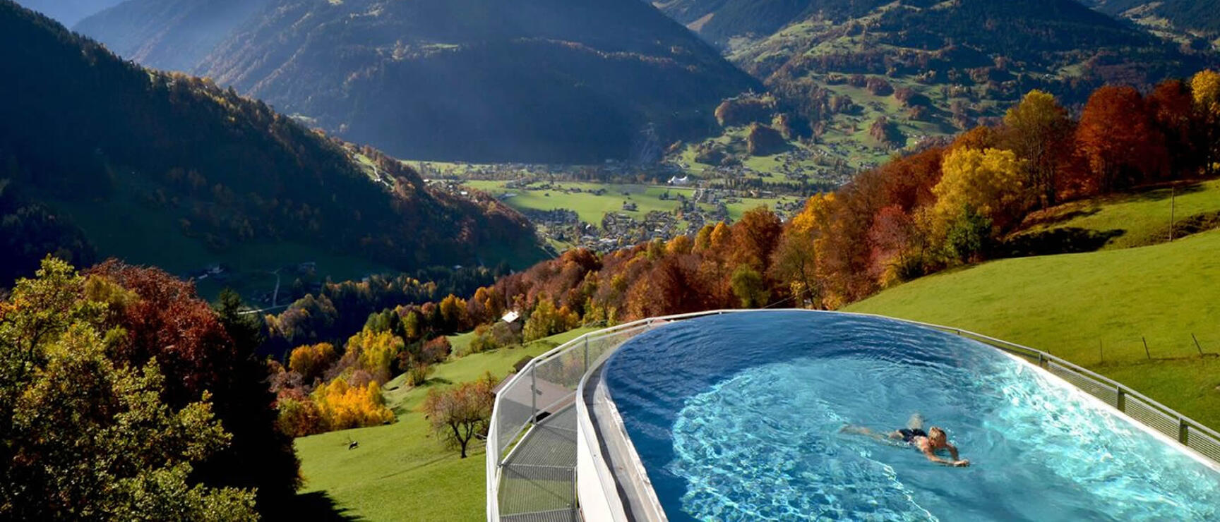 Skypool Montafon im Herbst