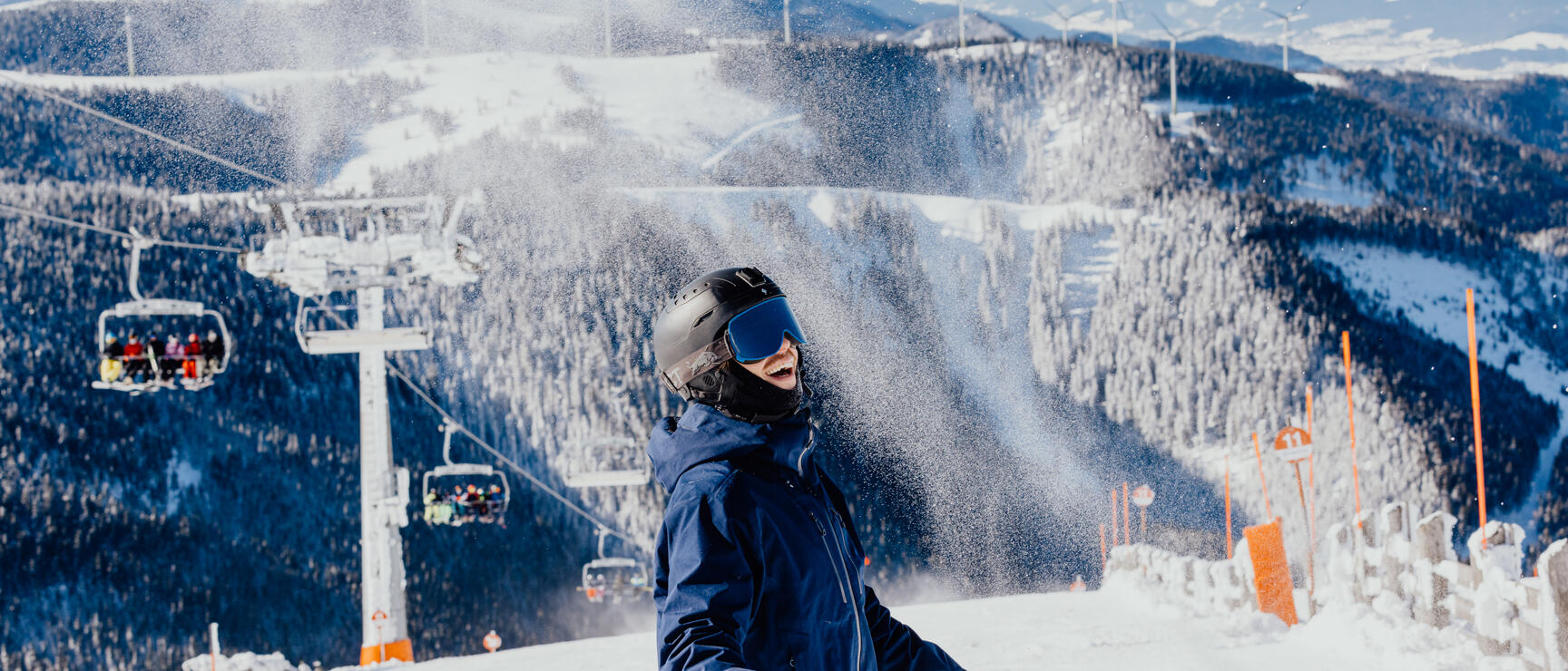 Skiing on the Stuhleck