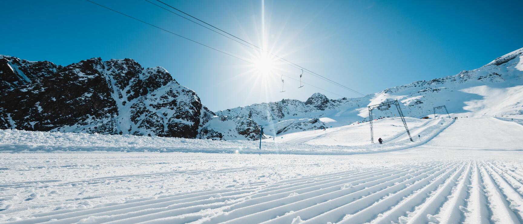 Frühlingsskifahren am Kaunertaler Gletscher