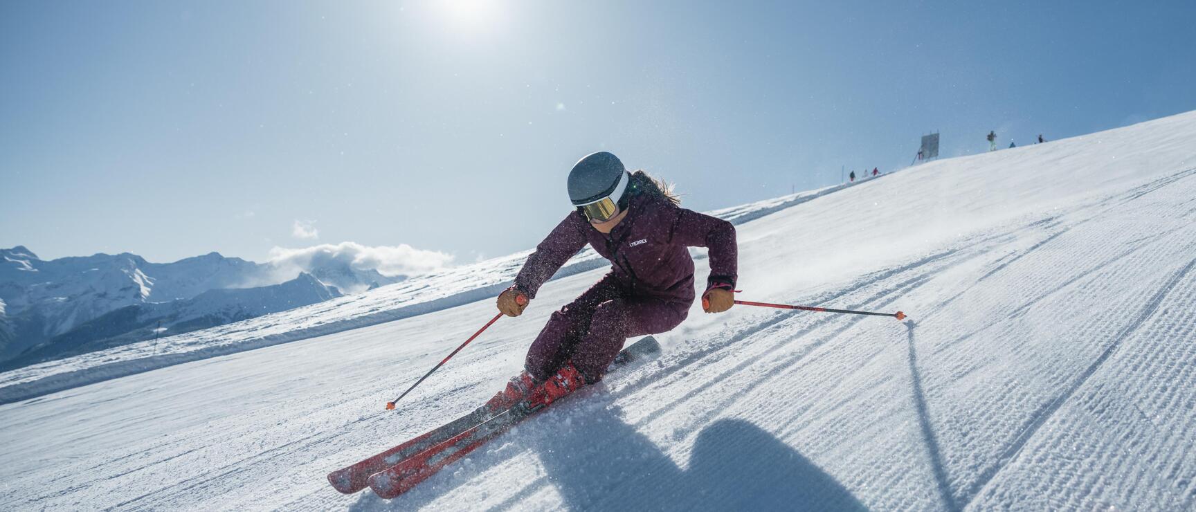 Skier on the slopes, Schlossalm