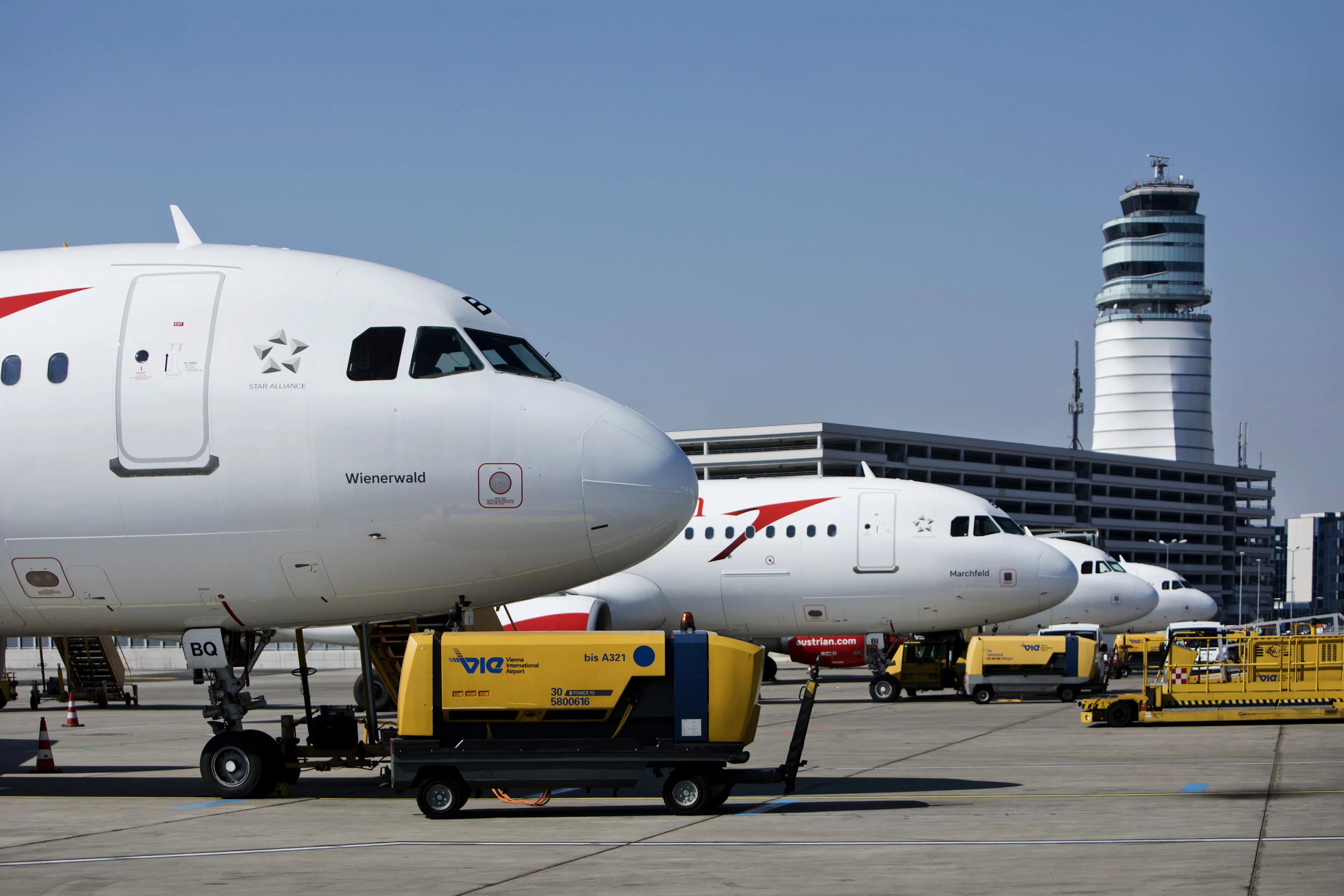 Diverse Airbus, Austrian Airlines