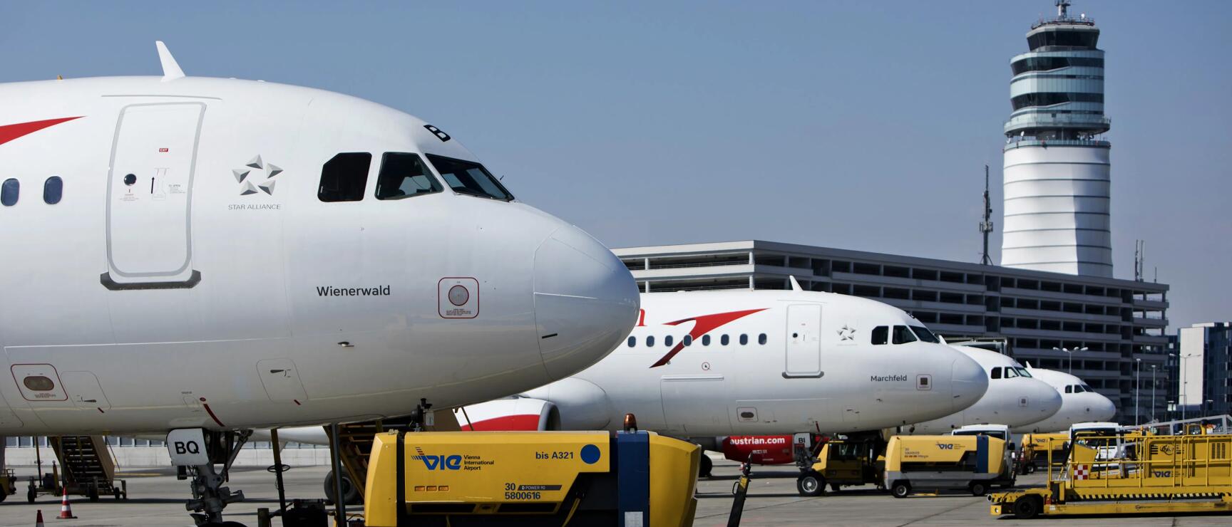 Diverse Airbus, Austrian Airlines