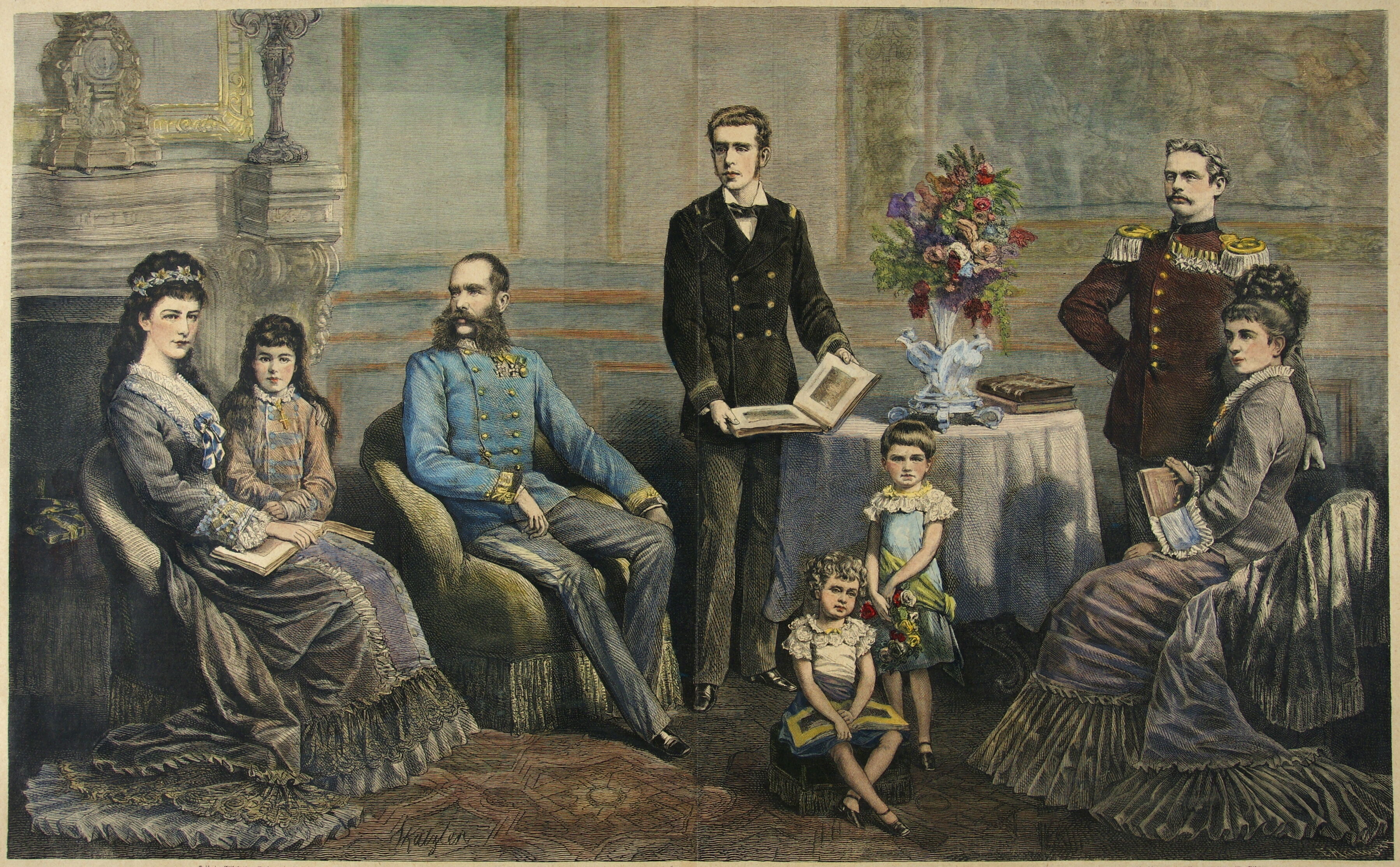 -Die-Familie-des-Kaisers-von-