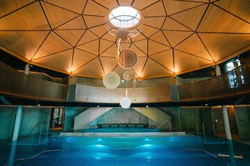 Pool at the Wellness, Mountain Resort Feuerberg