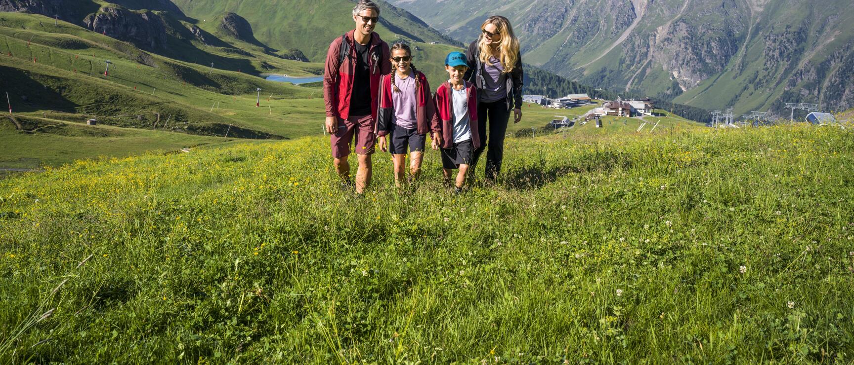 Hiking with the family in Paznaun - Ischgl