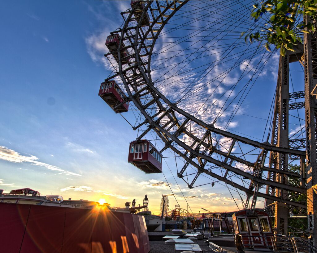 Morgenstimmung beim WIENER RIESENRAD