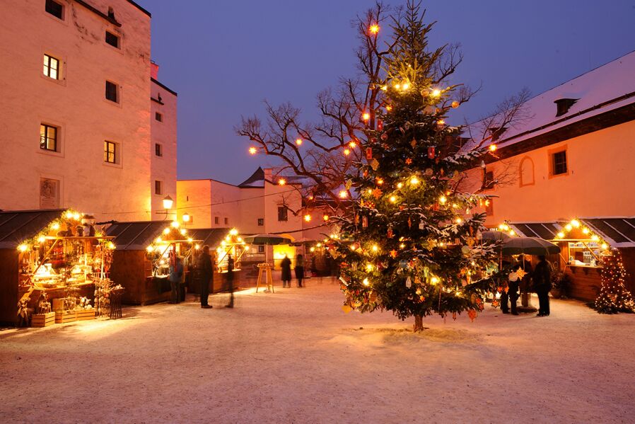 Christmas market at Hohensalzburg Fortress