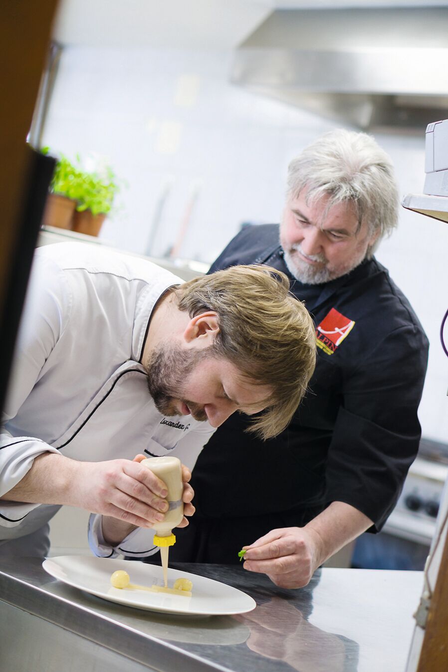 Armin and Alexander Gründer of the culinary hotel Alpin in Achenkirch at the Achensee