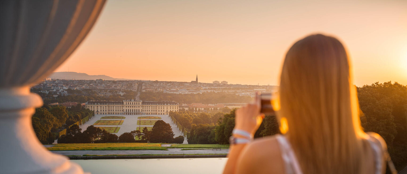 Château de Schönbrunn Vue de la Gloriette