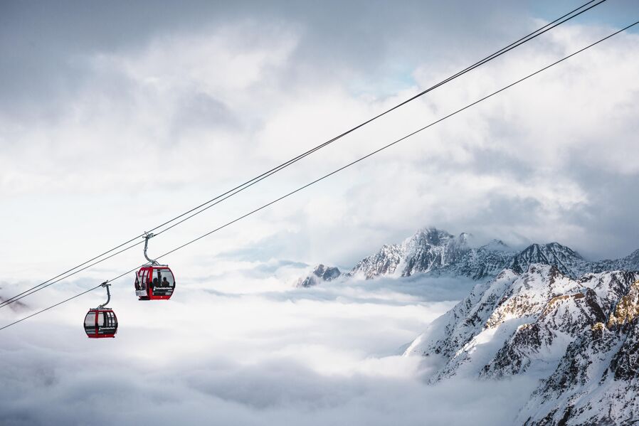 Utsikt över Stubaital