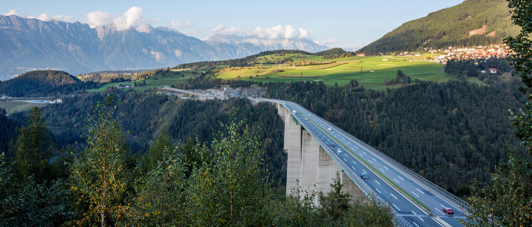 Autostrada - panorama mostu