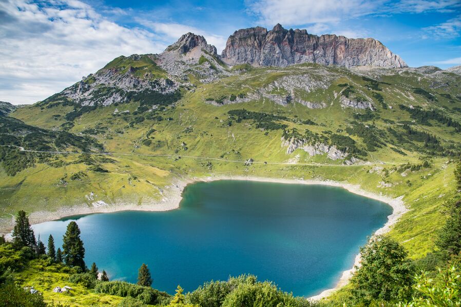 Horské jezero Formarinsee