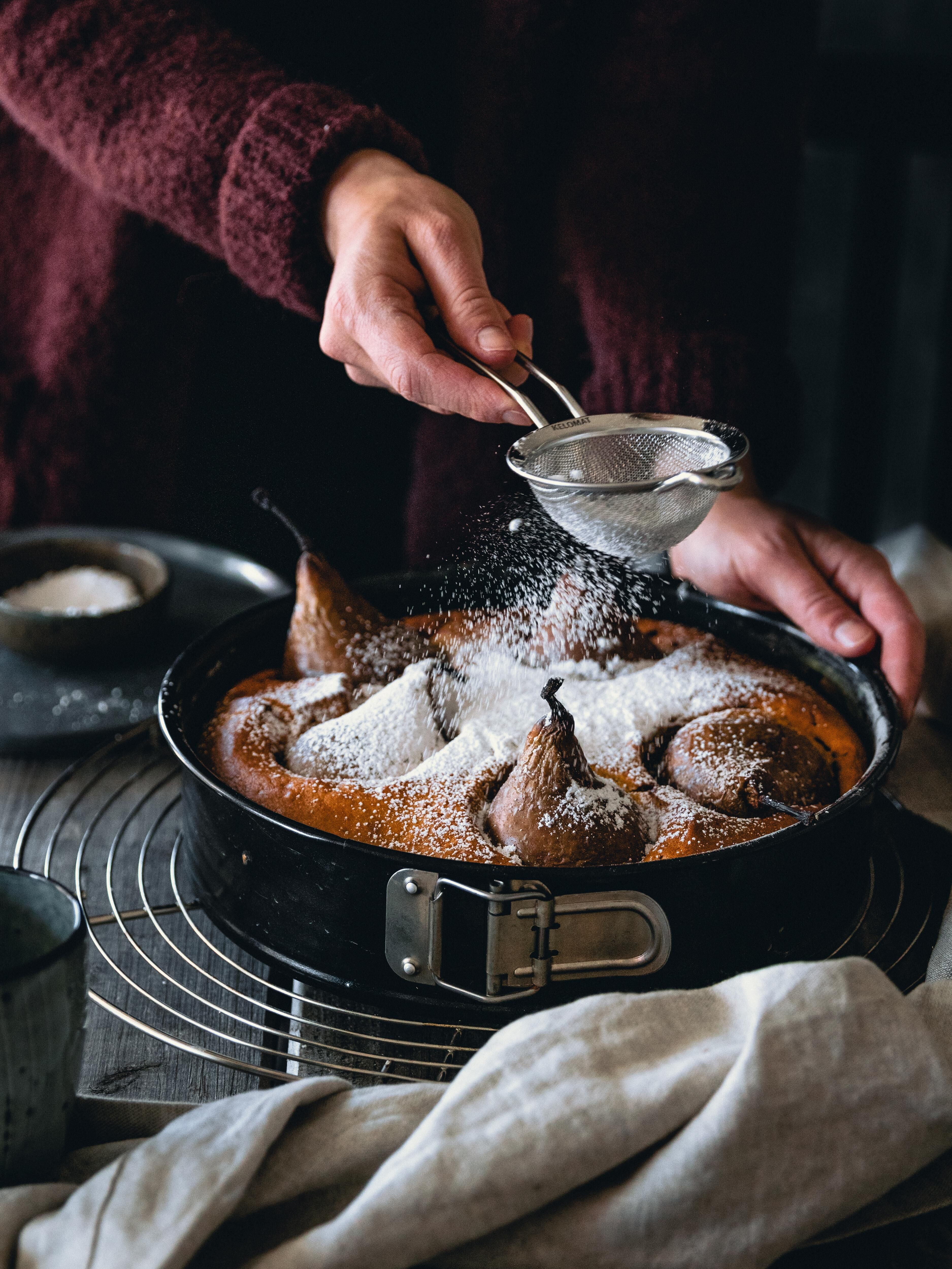 Receta: Birnen-Kürbis Kuchen
