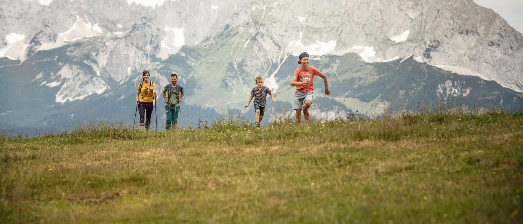Familienwandern in St. Johann in Tirol