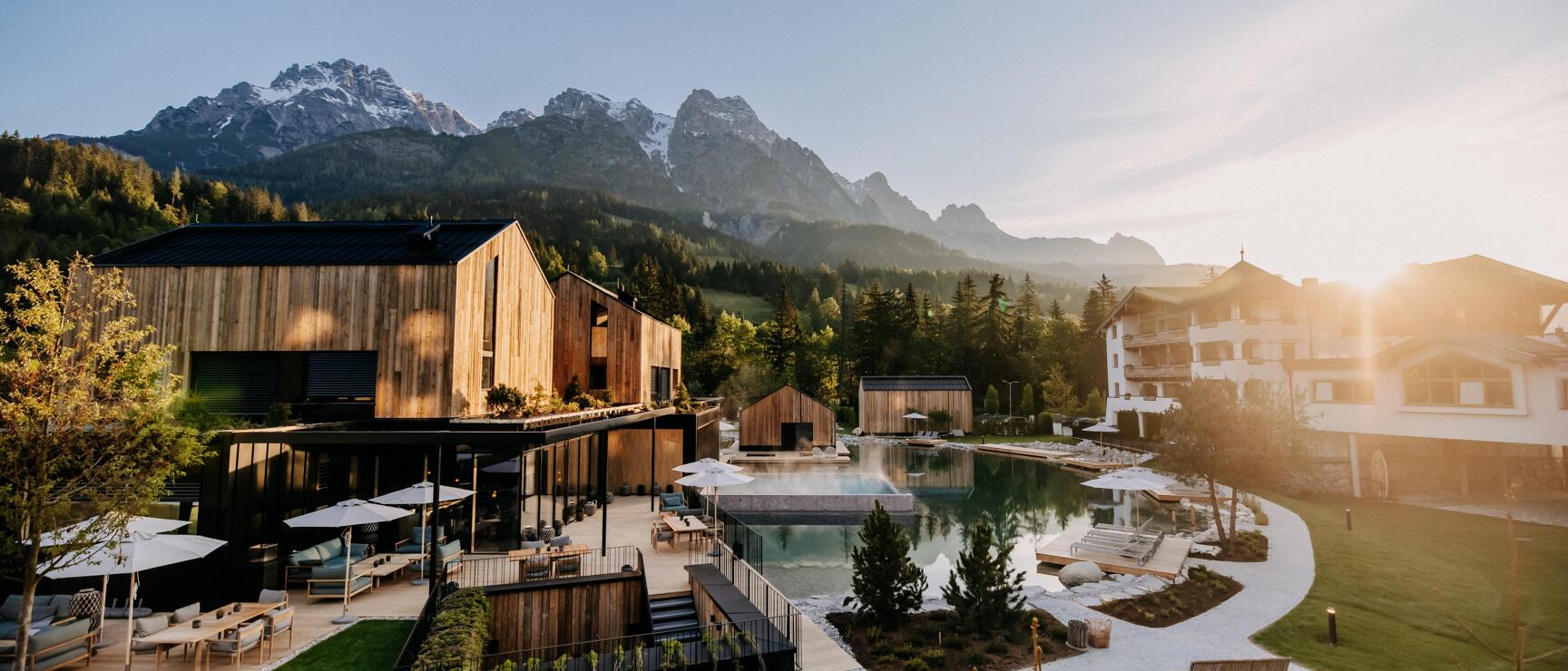 Exterior view of the Naturhotel Forsthofgut