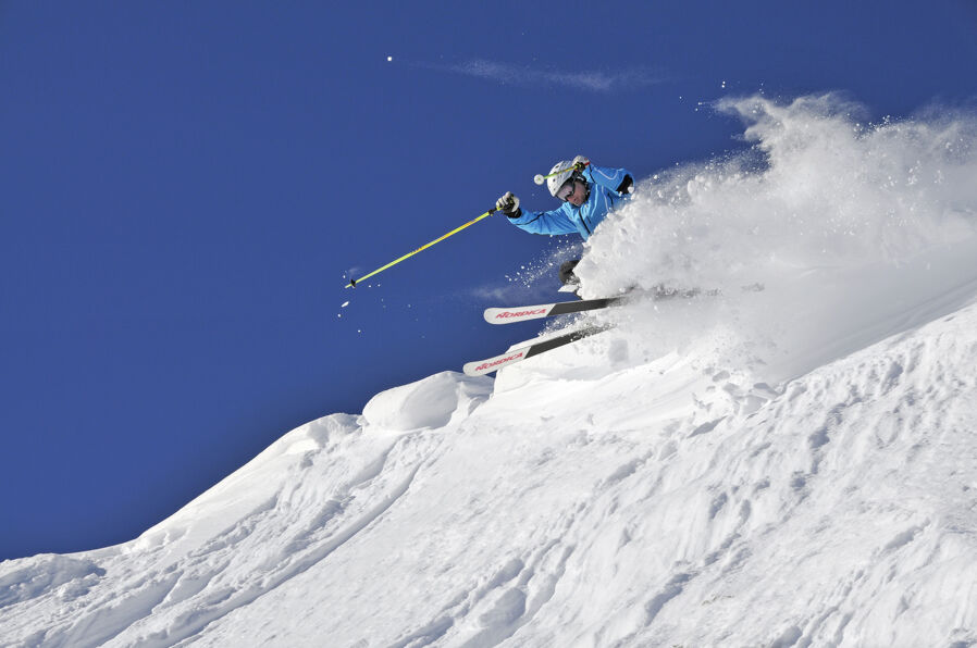 Freeriding in Fügen-Kaltenbach in the Zillertal valley