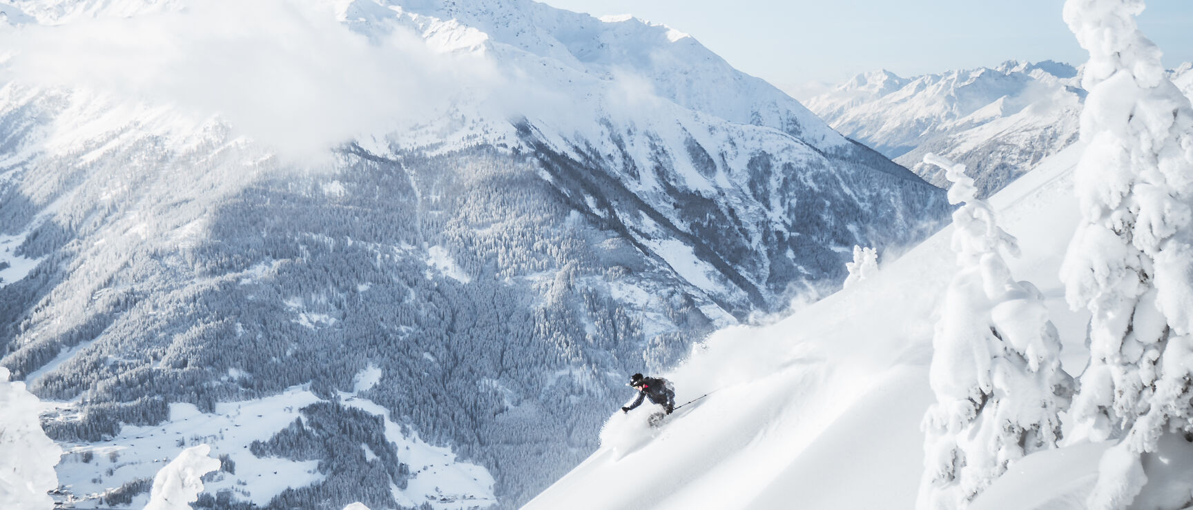 Freerider im Skigebiet Venet