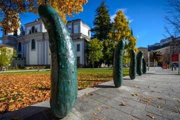 Furtwängler Park, sculpture "Gurken