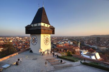 Clocktower in Graz Austria