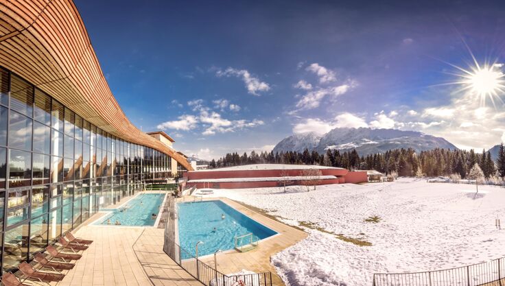 Grimming Therme - Winter außen