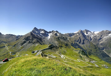 Großglockner Hochalpenstraße, Blick von der Edelweißspitze