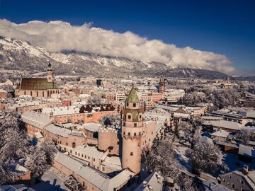 Hall in Tirol en hiver