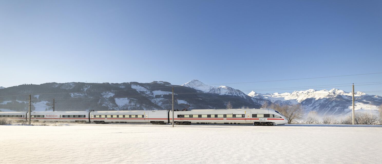 ICE Intercity-Express im Winter, ÖBB