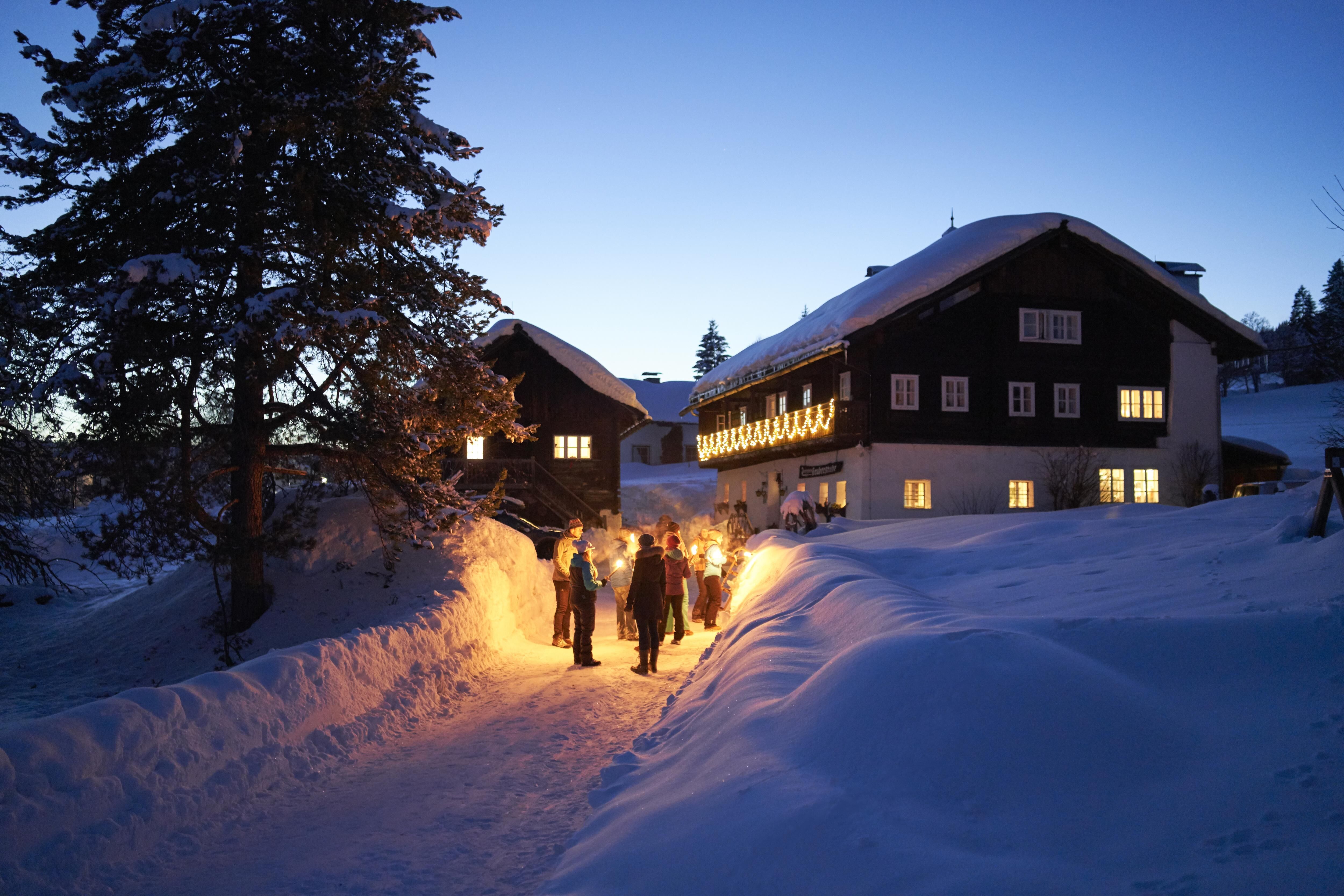 Incentive Reise in die Ramsau - Fackelwanderung