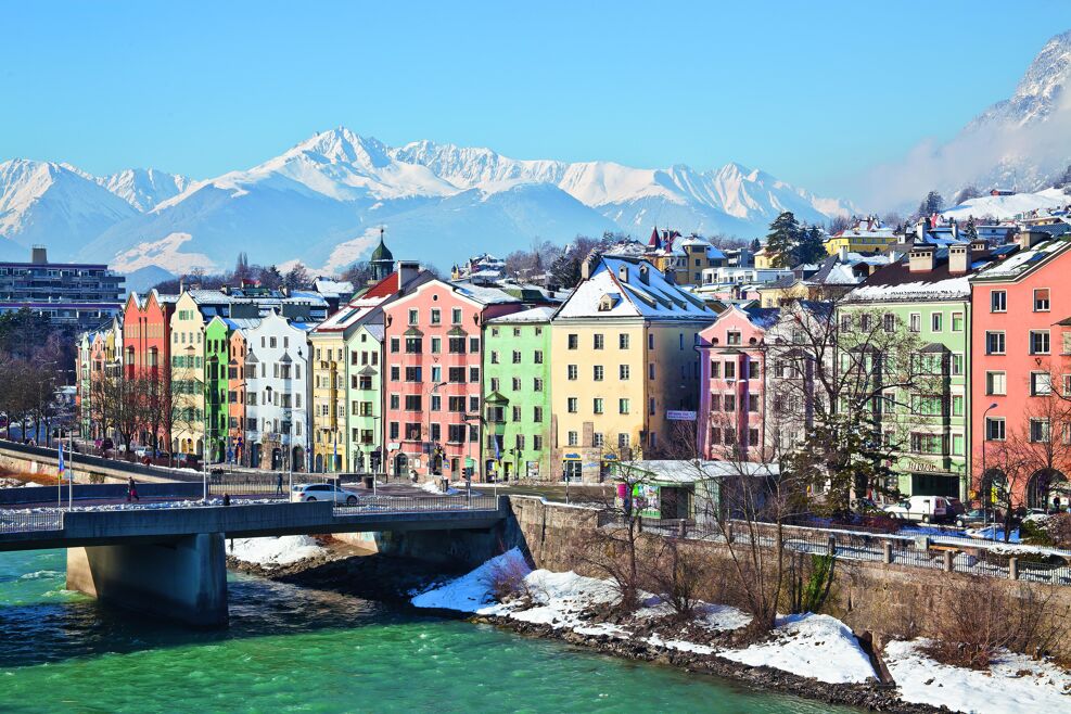 Innsbruck Mariahilf in winter