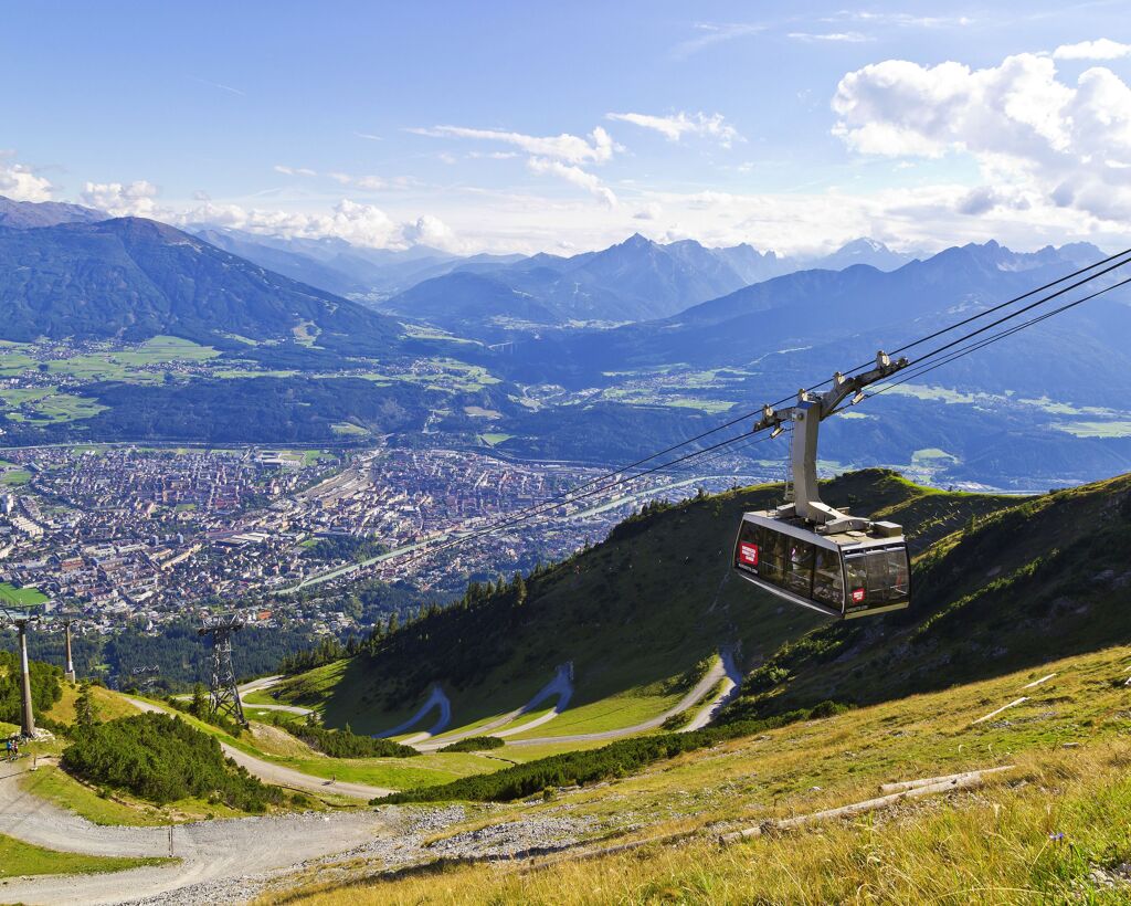 View of Innsbruck from the Seegrube