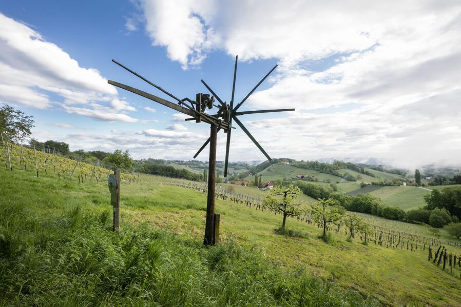 Klapotetz (a kind of scarecrow) in southern Styria