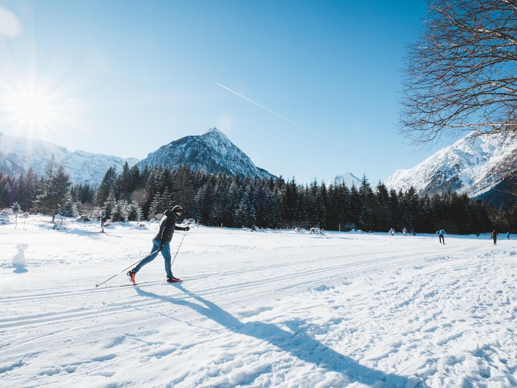 Langlaufen am Achensee in Tirol