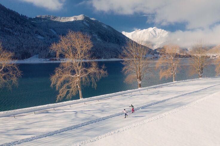 Langlaufspaß in Maurach am Achensee