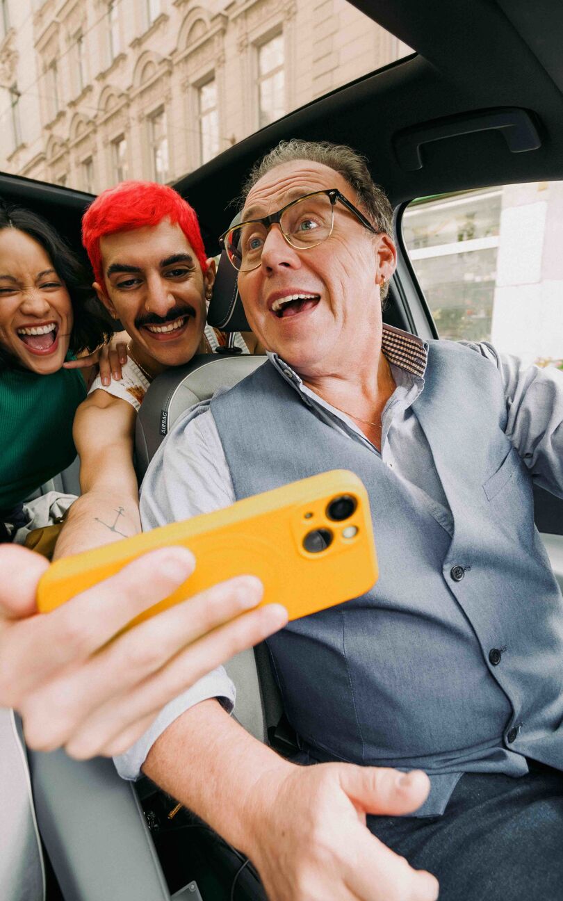 Launchkampagne Lebensgefühl Österreich - Sujet Taxifahrt
