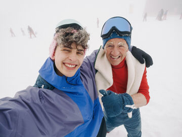 Lebensgefühl Österreich - with a ski instructor on the slopes