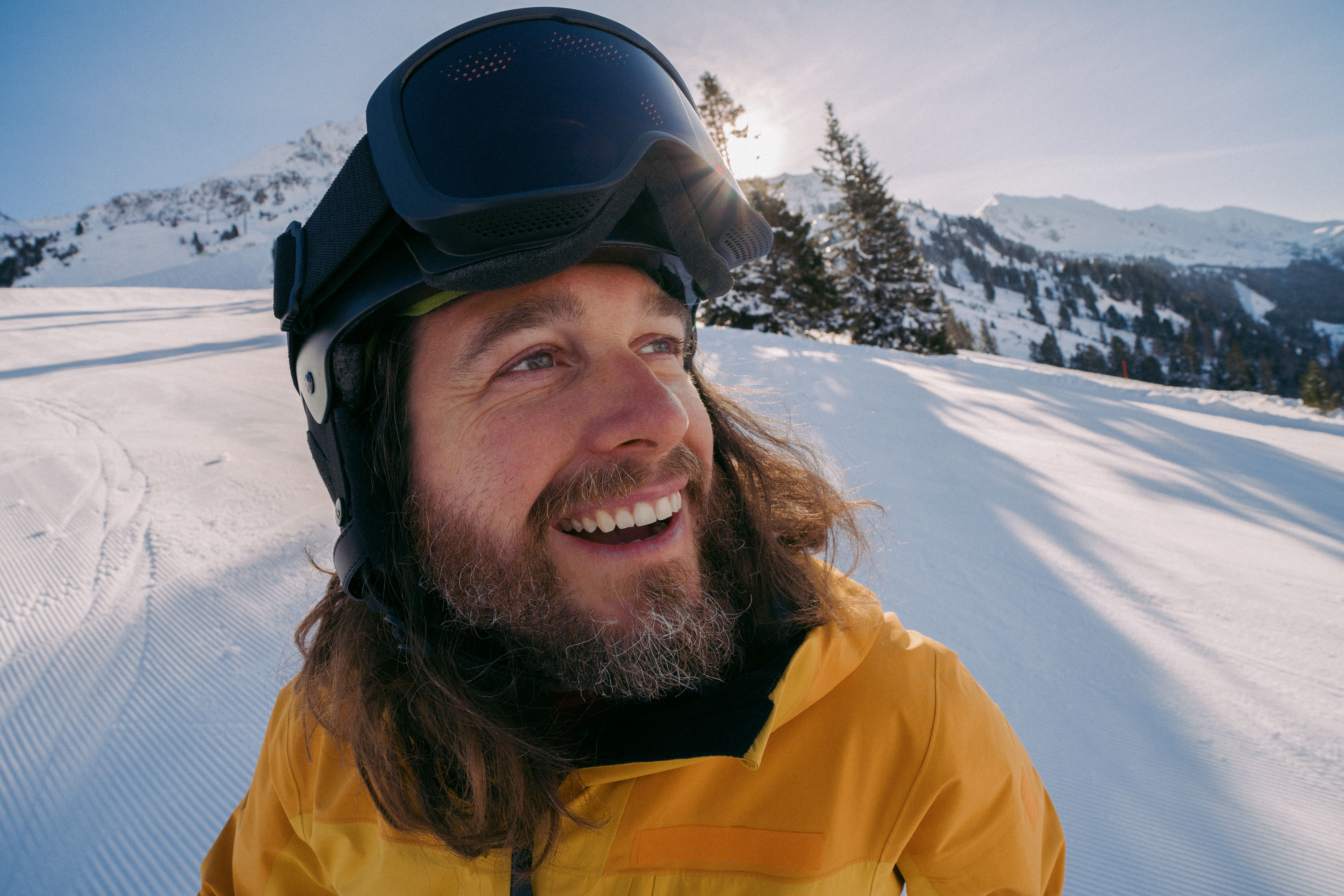 Lebensgefühl Österreich - ski beginner on the slopes