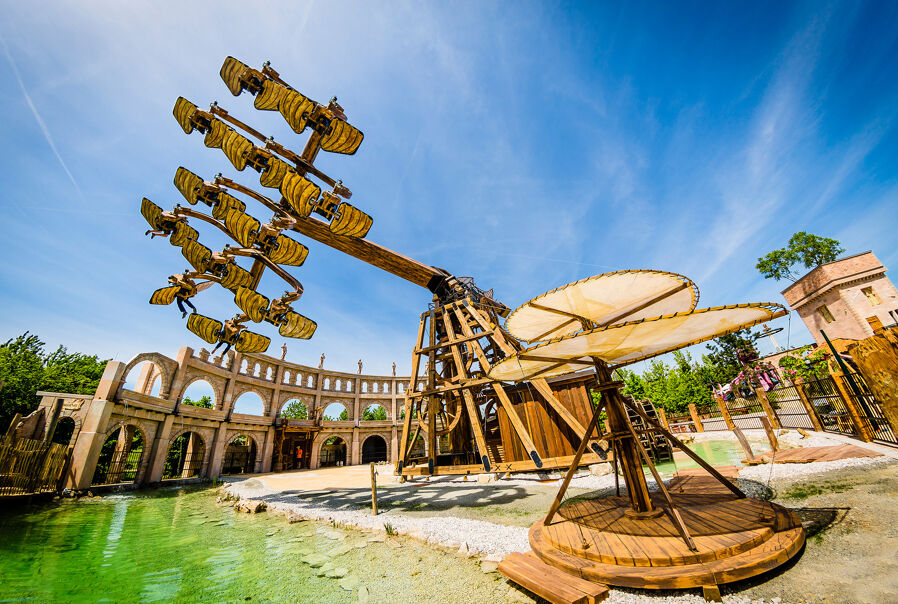 Leonardo's flying machine in the Familypark