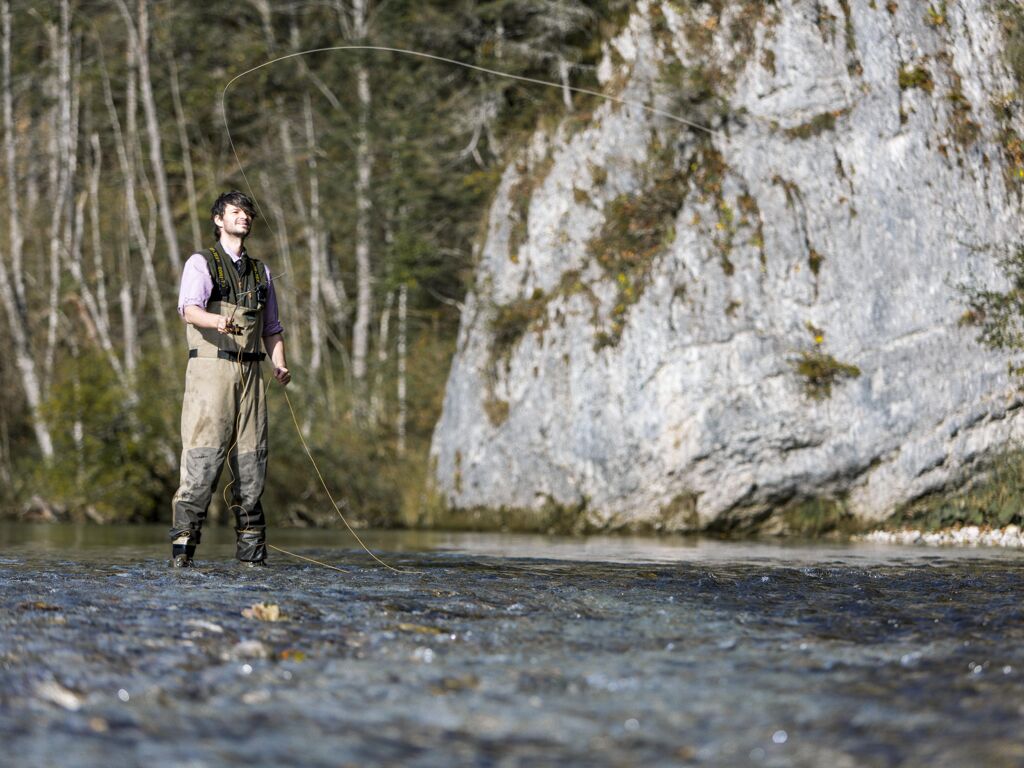 Michi's frische Fische - Fischzüchter Michael Wesonig beim Angeln