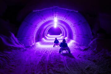 Night tobogganing in Serfaus-Fiss-Ladis