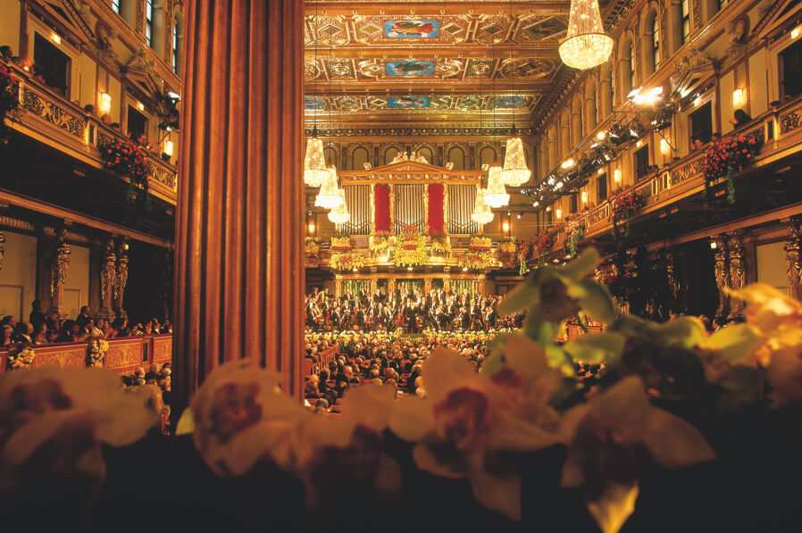 Concerto di capodanno nel Musikverein a Vienna