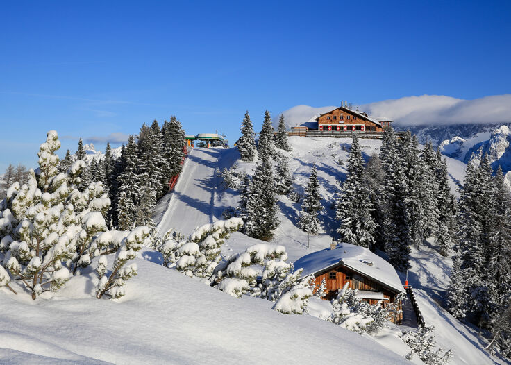 Świeży śnieg na Hochwurzen