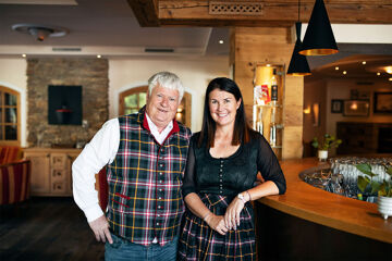 Nicole and Clemens Walch - your hosts at the Hotel Gotthard