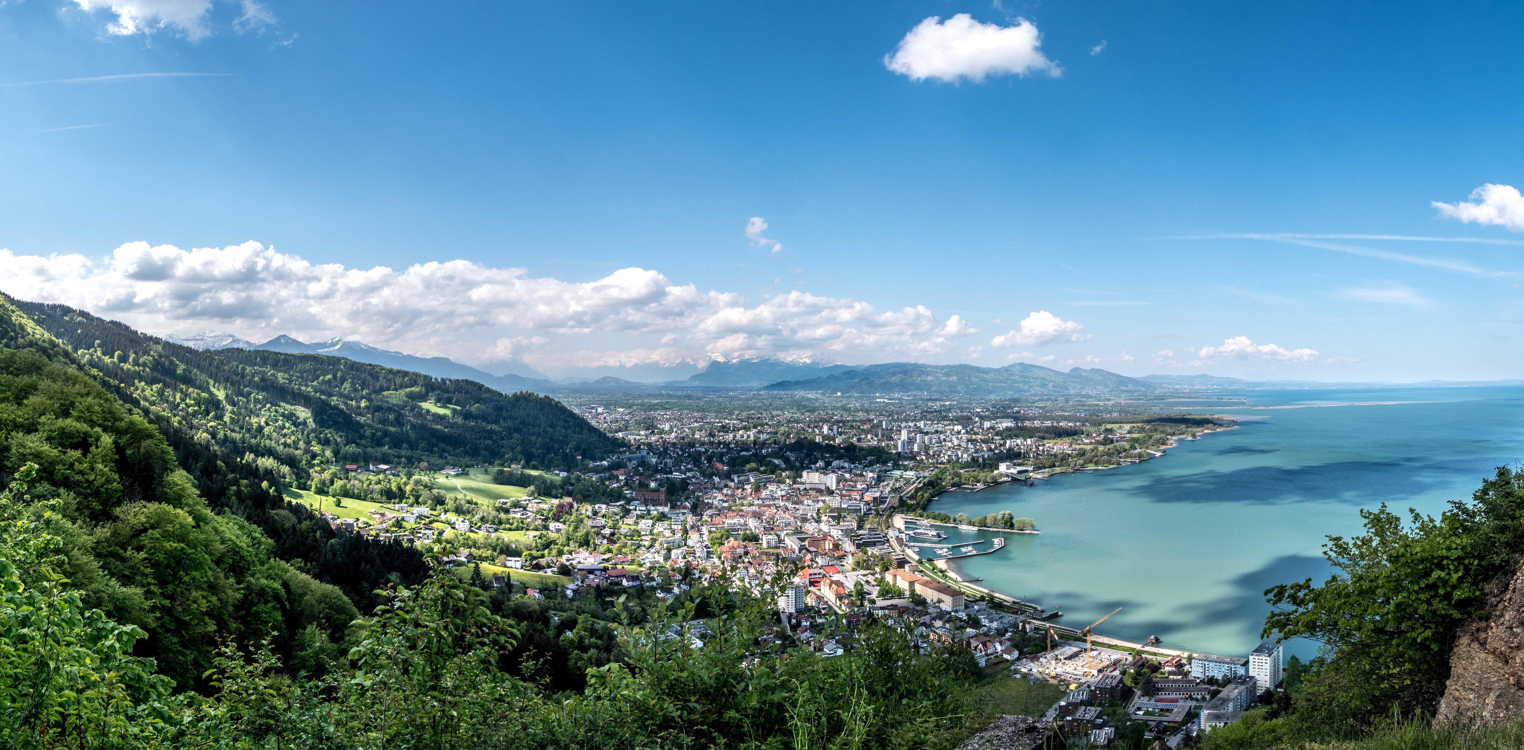 Panoramablick Bregenz