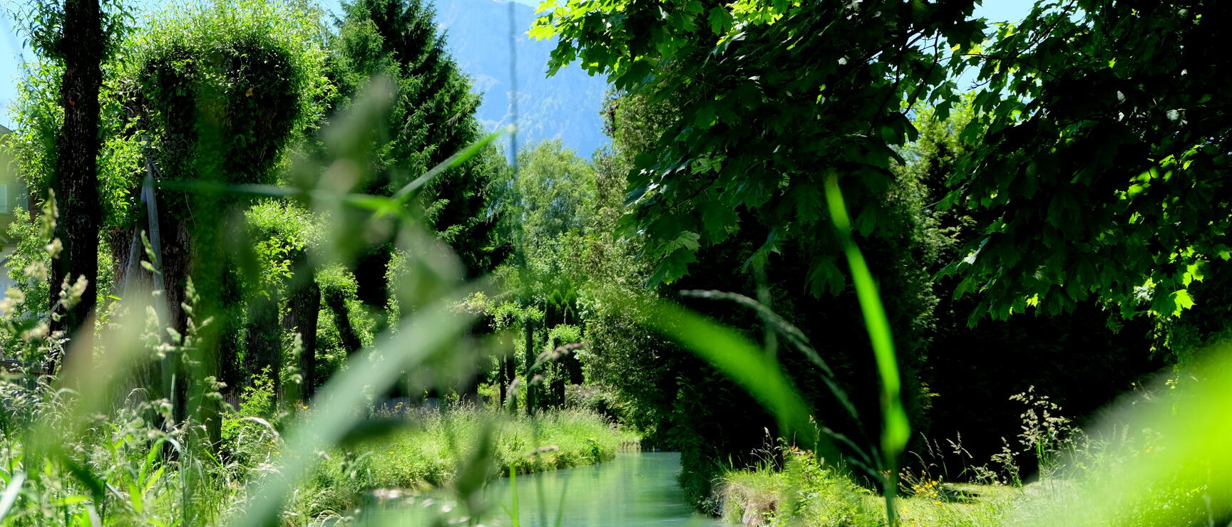 Cu bicicleta pe canalul Alm