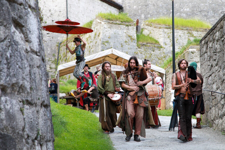 Festival of knights at the fortress Kufstein