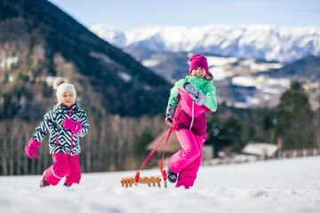 Rodeln am Semmering in Niederösterreich